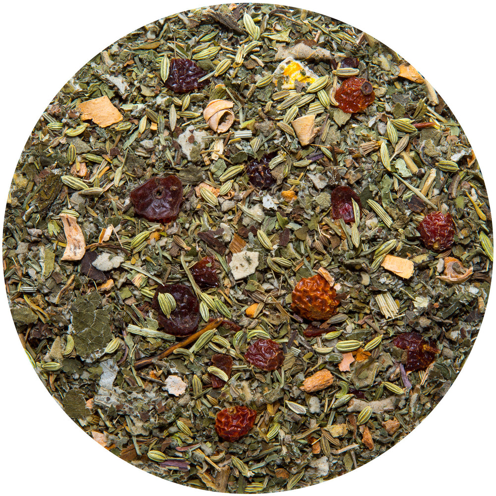 A medicinal herbal tea for immediate comfort and immune support