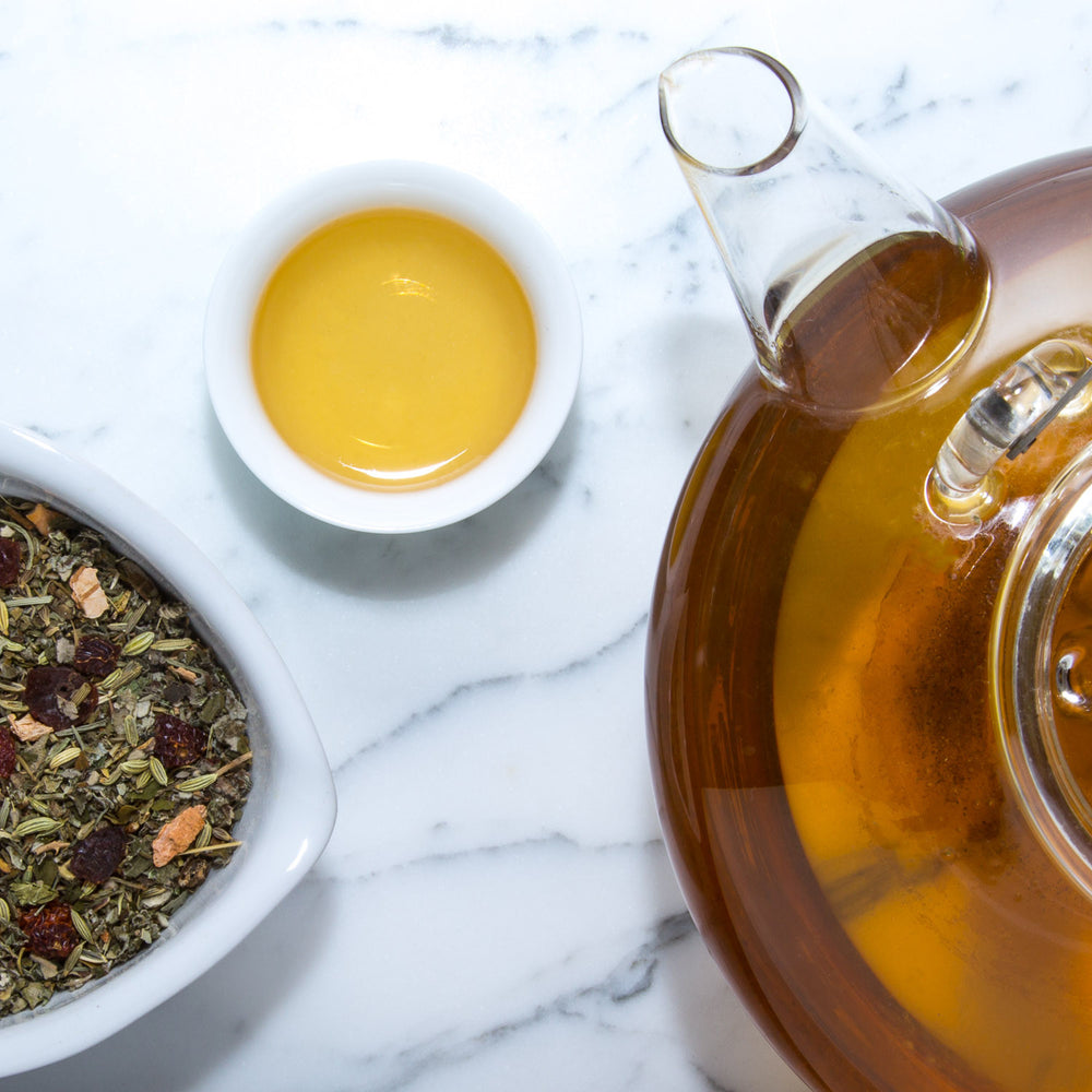 A medicinal herbal tea for immediate comfort and immune support