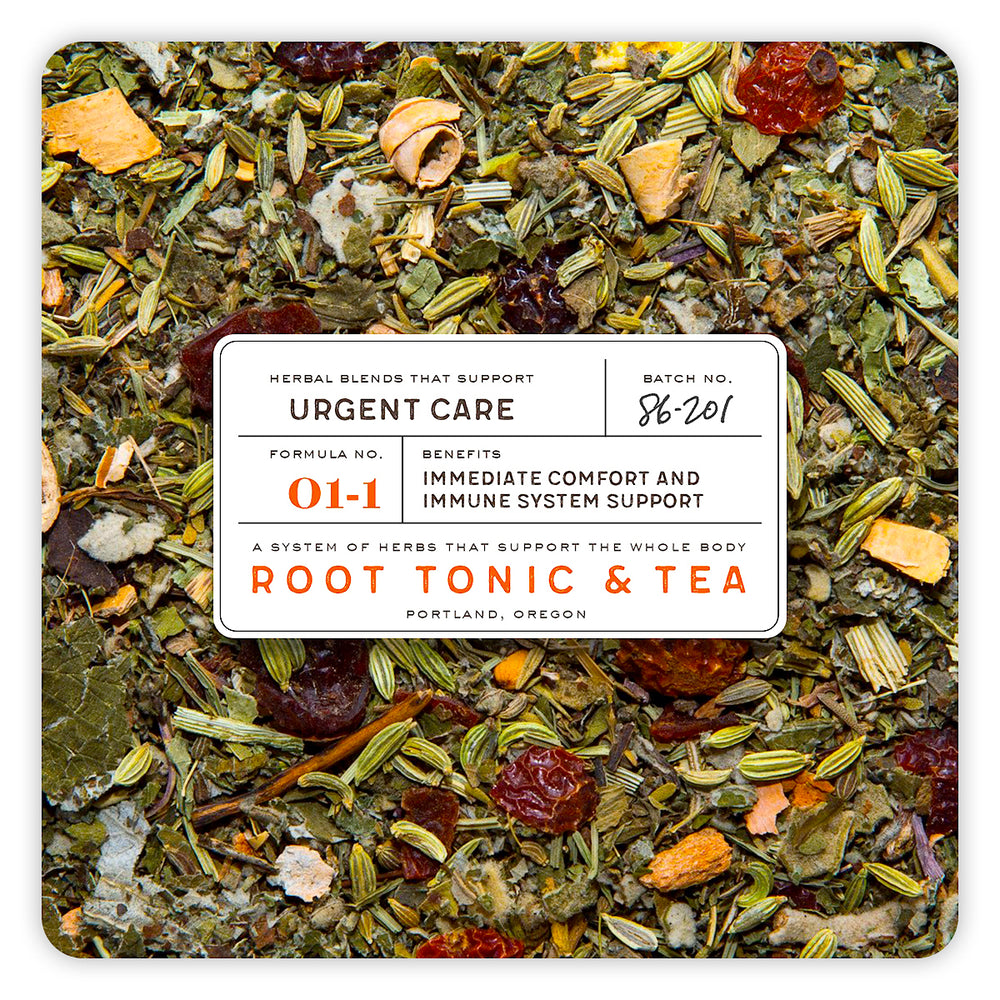 A medicinal herbal tea for immediate comfort and immune support